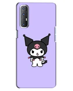 Чехол для OPPO Reno 3 Pro с картинкой «Kuromi — нежный фиолетовый» Чехол для OPPO Reno 3 Pro с картинкой «Kuromi — нежный фиолетовый»
