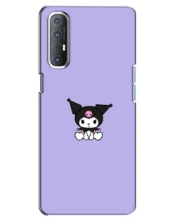 Чехол для OPPO Reno 3 Pro с картинкой «Kuromi — фиолетовый минимализм» Чехол для OPPO Reno 3 Pro с картинкой «Kuromi — фиолетовый минимализм»