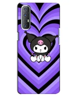 Чехол для OPPO Reno 3 Pro с картинкой «Kuromi и фиолетовые сердца» Чехол для OPPO Reno 3 Pro с картинкой «Kuromi и фиолетовые сердца»