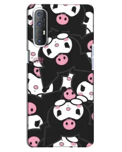 Чехол для OPPO Reno 3 Pro с картинкой «Паттерн голов Куроми» Чехол для OPPO Reno 3 Pro с картинкой «Паттерн голов Куроми»