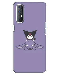 Чехол для OPPO Reno 3 Pro с картинкой «Kuromi на лиловом фоне» Чехол для OPPO Reno 3 Pro с картинкой «Kuromi на лиловом фоне»