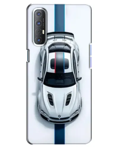 Чехол для OPPO Reno 3 Pro с картинкой «Вид сверху — BMW M»