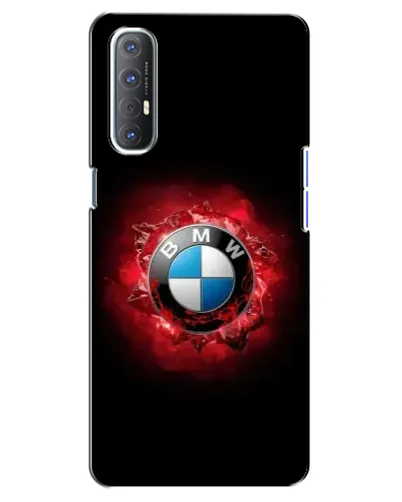 Чехол для OPPO Reno 3 Pro с картинкой «Логотип BMW — вспышка»