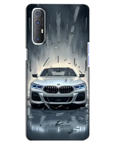 Чехол для OPPO Reno 3 Pro с картинкой «BMW в свете фар»