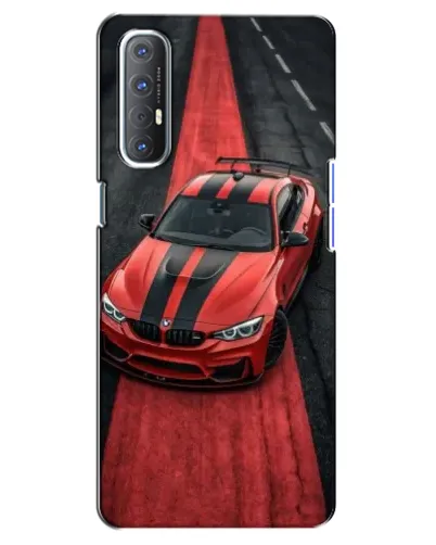 Чехол для OPPO Reno 3 Pro с картинкой «BMW на красной дорожке»