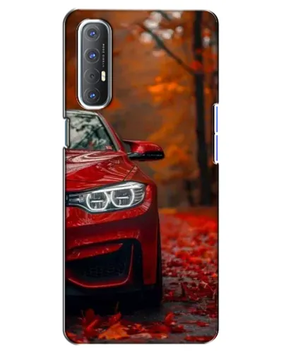 Чехол для OPPO Reno 3 Pro с картинкой «Осенняя BMW M4»