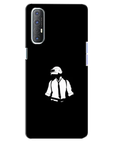 Чехол для OPPO Reno 3 Pro с картинкой «PUBG — белый шлем» Чехол для OPPO Reno 3 Pro с картинкой «PUBG — белый шлем»