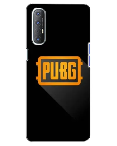 Чехол для OPPO Reno 3 Pro с картинкой «PUBG — рамка лого» Чехол для OPPO Reno 3 Pro с картинкой «PUBG — рамка лого»