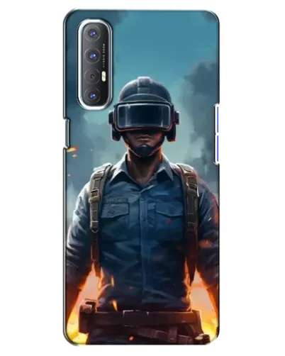 Чехол для OPPO Reno 3 Pro с картинкой «PUBG — реалистичный герой» Чехол для OPPO Reno 3 Pro с картинкой «PUBG — реалистичный герой»
