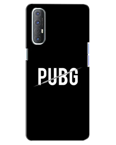 Чехол для OPPO Reno 3 Pro с картинкой «PUBG — белый логотип» Чехол для OPPO Reno 3 Pro с картинкой «PUBG — белый логотип»