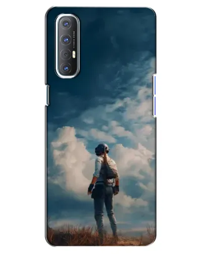 Чехол для OPPO Reno 3 Pro с картинкой «Герой PUBG на скале» Чехол для OPPO Reno 3 Pro с картинкой «Герой PUBG на скале»