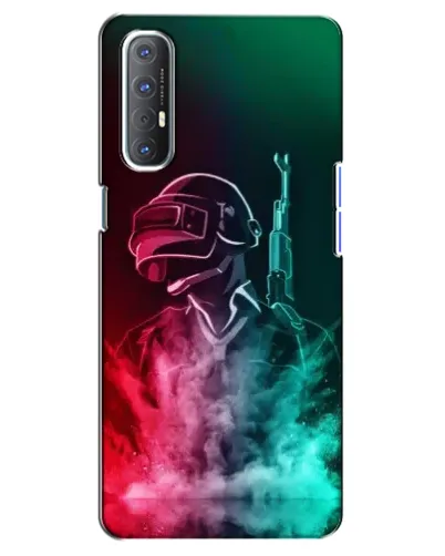 Чехол для OPPO Reno 3 Pro с картинкой «PUBG — огненный воин» Чехол для OPPO Reno 3 Pro с картинкой «PUBG — огненный воин»