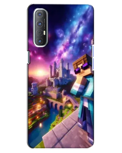 Чехол для OPPO Reno 3 Pro с картинкой «Стив и космос»