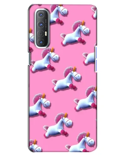 Чохол для OPPO Reno 3 Pro з картинкою «Єдинороги на рожевому» Чохол для OPPO Reno 3 Pro з картинкою «Єдинороги на рожевому»
