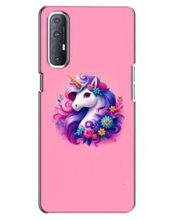 Чехол для OPPO Reno 3 Pro с картинкой «Сказочный единорог» Чехол для OPPO Reno 3 Pro с картинкой «Сказочный единорог»