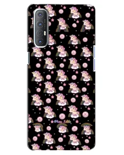 Чехол для OPPO Reno 3 Pro с картинкой «Magic Unicorn паттерн» Чехол для OPPO Reno 3 Pro с картинкой «Magic Unicorn паттерн»