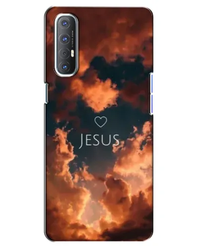 Чехол для OPPO Reno 3 Pro с картинкой «Сияние Имени Jesus»
