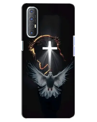 Чехол для OPPO Reno 3 Pro с картинкой «Голубь и Свет»