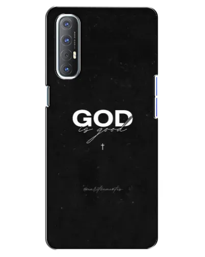 Чехол для OPPO Reno 3 Pro с картинкой «GOD — Бог над всем»