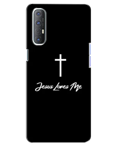 Чехол для OPPO Reno 3 Pro с картинкой «Иисус любит тебя»