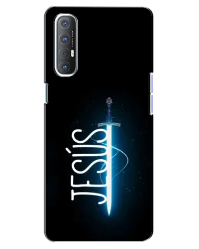 Чехол для OPPO Reno 3 Pro с картинкой «Меч Духа Jesus»