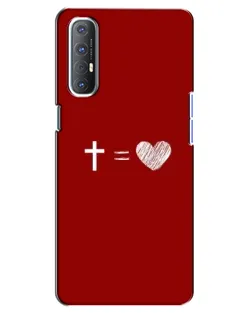 Чехол для OPPO Reno 3 Pro с картинкой «Уравнение любви» Чехол для OPPO Reno 3 Pro с картинкой «Уравнение любви»