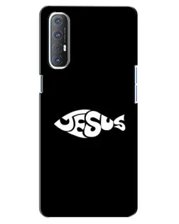 Чехол для OPPO Reno 3 Pro с картинкой «Рыба Jesus» Чехол для OPPO Reno 3 Pro с картинкой «Рыба Jesus»