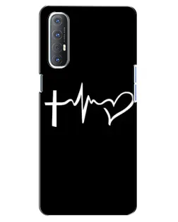 Чехол для OPPO Reno 3 Pro с картинкой «Пульс веры» Чехол для OPPO Reno 3 Pro с картинкой «Пульс веры»