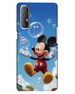 Чехол для OPPO Reno 3 Pro с картинкой «Mickey и мыльные пузыри» Чехол для OPPO Reno 3 Pro с картинкой «Mickey и мыльные пузыри»