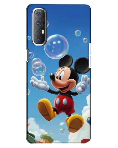Чехол для OPPO Reno 3 Pro с картинкой «Mickey и мыльные пузыри» Чехол для OPPO Reno 3 Pro с картинкой «Mickey и мыльные пузыри»