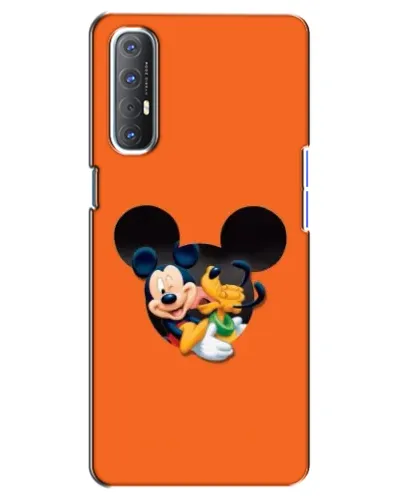 Чехол для OPPO Reno 3 Pro с картинкой «Сердце Микки Минни» Чехол для OPPO Reno 3 Pro с картинкой «Сердце Микки Минни»