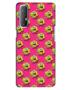 Чехол для OPPO Reno 3 Pro с картинкой «Розовый паттерн» Чехол для OPPO Reno 3 Pro с картинкой «Розовый паттерн»