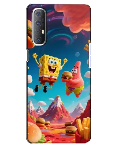 Чехол для OPPO Reno 3 Pro с картинкой «Космический фастфуд» Чехол для OPPO Reno 3 Pro с картинкой «Космический фастфуд»