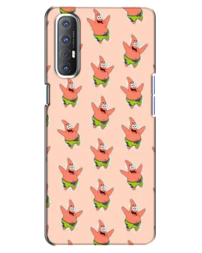 Чехол для OPPO Reno 3 Pro с картинкой «Патрик Стар паттерн» Чехол для OPPO Reno 3 Pro с картинкой «Патрик Стар паттерн»