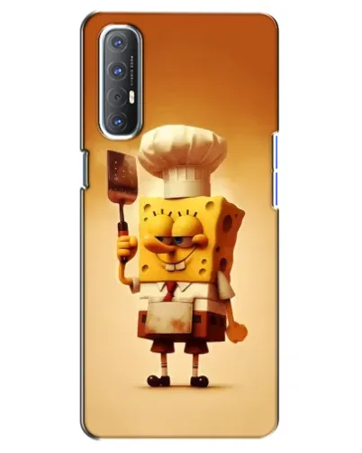 Чехол для OPPO Reno 3 Pro с картинкой «Губка Боб повар» Чехол для OPPO Reno 3 Pro с картинкой «Губка Боб повар»