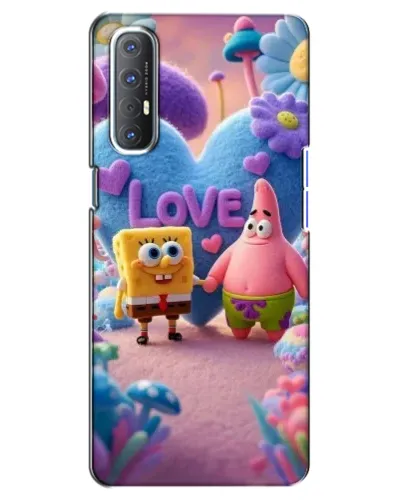 Чехол для OPPO Reno 3 Pro с картинкой «Губка Боб Патрик» Чехол для OPPO Reno 3 Pro с картинкой «Губка Боб Патрик»