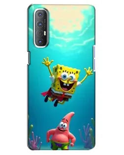 Чехол для OPPO Reno 3 Pro с картинкой «Спанч Боб под водой» Чехол для OPPO Reno 3 Pro с картинкой «Спанч Боб под водой»