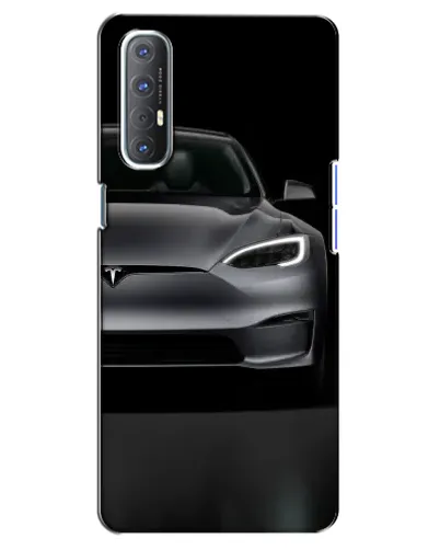 Чехол для OPPO Reno 3 Pro с картинкой «Tesla Model S Look»