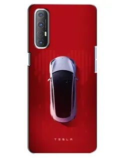 Чохол для OPPO Reno 3 Pro з картинкою «Tesla Top View» Чохол для OPPO Reno 3 Pro з картинкою «Tesla Top View»