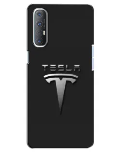 Чохол для OPPO Reno 3 Pro з картинкою «Сталевий логотип Tesla» Чохол для OPPO Reno 3 Pro з картинкою «Сталевий логотип Tesla»