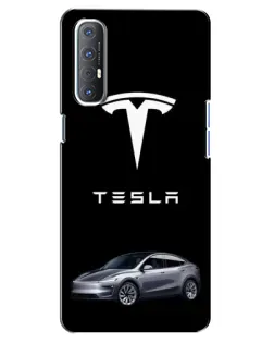 Чохол для OPPO Reno 3 Pro з картинкою «Tesla Model Y» Чохол для OPPO Reno 3 Pro з картинкою «Tesla Model Y»