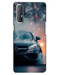 Чехол для OPPO Reno 3 Pro с картинкой «Mercedes — ночной город» Чехол для OPPO Reno 3 Pro с картинкой «Mercedes — ночной город»