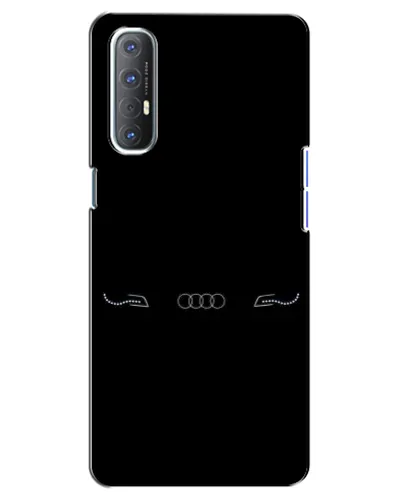 Чехол для OPPO Reno 3 Pro с картинкой «Audi — световой подпись»