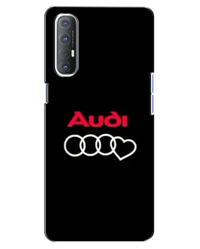 Чехол для OPPO Reno 3 Pro с картинкой «Логотип Audi Heart»