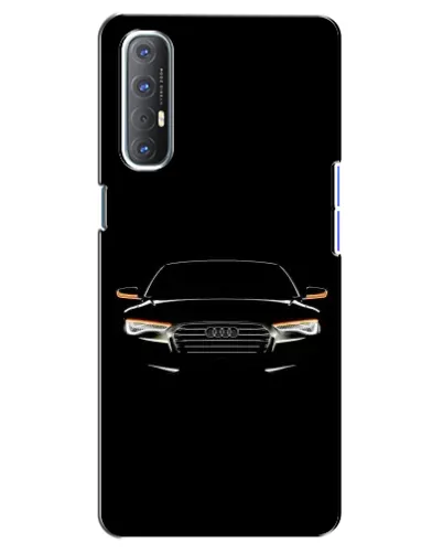 Чехол для OPPO Reno 3 Pro с картинкой «Audi — ночной контур»