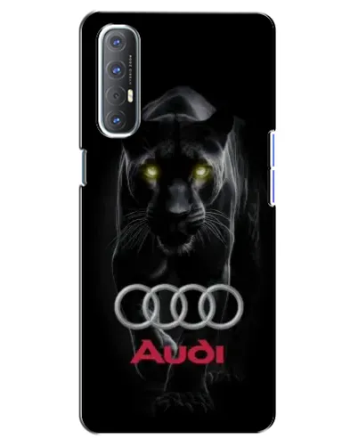 Чехол для OPPO Reno 3 Pro с картинкой «Пантера и Audi»