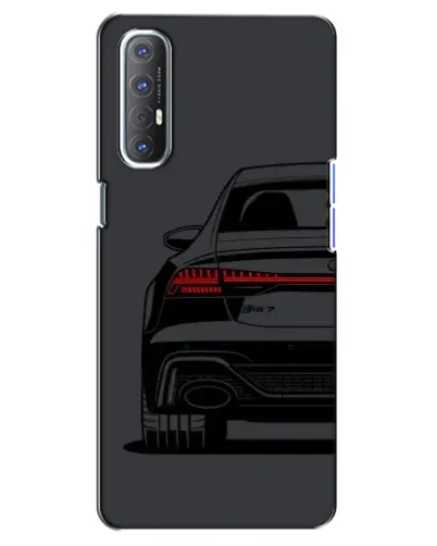 Чехол для OPPO Reno 3 Pro с картинкой «Задняя часть Audi — арт»