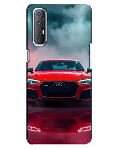 Чехол для OPPO Reno 3 Pro с картинкой «Audi RS — красный стиль»