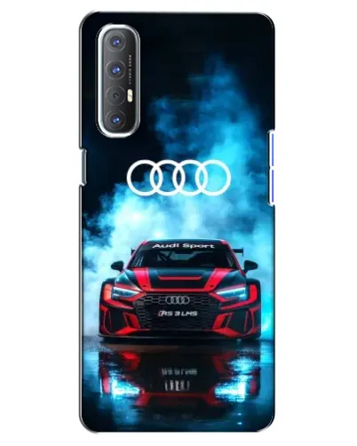 Чехол для OPPO Reno 3 Pro с картинкой «Audi Sport — неон»