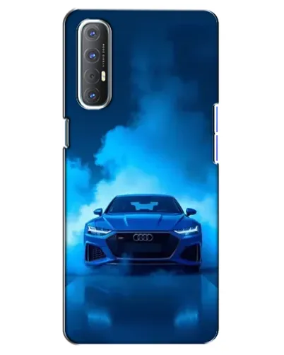 Чехол для OPPO Reno 3 Pro с картинкой «Audi — голубая энергия»